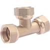 NT NOYON & THIEBAULT Tee Ottone Femmina Dado Girante A Vite 15x21 (1/2) NOCE & THIEBAULT