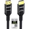 Etseinri 10K 8K 4K Cavo HDMI 2.1 1.5M, Certificato 48Gbps Cavo HDMI® Ultra Alta Velocità 4K 240Hz 144Hz 120Hz 8K 60Hz 10K Cavi HDMI eARC HDR HDCP 2.3 D-olby Atmos Vision TV Monitor Proiettore X-box