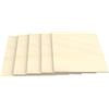 AUPROTEC 5x A5 Foglio Compensato 5mm Pannelli Multistrati di Betulla (148 mm x 210 mm) per bricolage e lavori a traforo legno di qualità professionale BB/BB