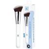 Tb Tools For Beauty - Pennello Fondotinta Kabuki Angolato Per Trucco Setole Sintetiche Applicazione Blush e Bronzer Manico Ergonomico in Legno Facile Pulizia e Disinfezione