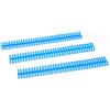 RAYSON Click Dorsi per Rilegatura, Fino a 75 Fogli, 12 mm, 34 Anelli, Blu, Confezione da 30