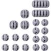 URAQT 20 x 20 x Cavi USB Resistenti con Adesivo Forte, Supporto per Cavi Adesivi, Cavo di Gestione per TV PC Laptop, Caricatore o Mouse casa Ufficio (Grigio)