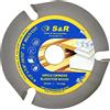 S&R Lama TCT Sega Circolare 115mm per Legno Disco 115mm Taglio e Fresatura Legno