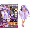 Rainbow High Creative Crystals Violet - Bambola Fashion Viola da 28 cm con Kit per Accessori di Cristallo, Anello per Te, Fai da Te, Gioco in Resina, Regalo per Bambini età 8+, Non COMMESTIBILE
