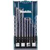 Makita D-77126 Set 12 Punte Muro Trapano Avvitatore Percussione