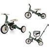 PETITE&MARS Triciclo multifunzionale 5 in 1 Turbo * Bicicletta * Triciclo * Bici senza pedali * Macchinina da passeggio * Veicolo per imparare a camminare (Misty Green)