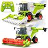 PENGBU RC Mietitrebbia Giocattolo Telecomandata per Bambini 3-6 Anni, Mietitrebbia Telecomandata con Spruzzatura, Luce e Suono, Trebbia Giocattolo