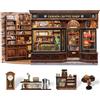 CUTEBEE Book Nook Kit - Casa Prefabbricata Miniature DIY House 3D Puzzle in Legno con Design Caffetteria | Modellismo Creativo per Adulti | Regalo Perfetto per Book Lovers (Corner Coffee Shop)