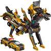 Felly Drago Transformers Macchina Giocattoli, 2 pezzi Auto Robot Giochi Bambini Bambino Bambina 2 3 4 5 6 anni, Giocattolo Regalo per Ragazzi Ragazze(dorato)