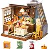 Rolife Miniature Casa - Kit Casa in Miniatura DIY Cucina da Forno, Modellismo da Costruire Adulti Casa delle Bambole in Legno Puzzle 3D per Adolescenti