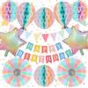 Almaxi Decorazioni Compleanno Pastello, Addobbi Compleanno Buon compleanno, Happy Birthday Ghirlanda
