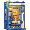 CUTEBEE Book Nook Kit: Kit Miniatura Fai da Te per Adulti, Puzzle 3D in Legno, Decorazione Casetta/Libreria (Literature Bookstore)
