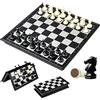 EACHHAHA Gioco di scacchi da viaggio magnetico di alta qualità pieghevole scacchiera per bambini (25 x 25 cm)