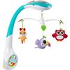 CHICCO Giostrina Culla Neonato Foresta Magica con Proiettore, Carillon Elettronico Neonati con Musica Rilassante e Proiettore Luci per Culla e Lettino, con 3 Peluche Removibili, Giochi Neonato 0+ Mesi