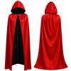 Costumed Costume da vampiro, mantello con cappuccio, per bambini e adulti, per Halloween e carnevale su entrambi i lati