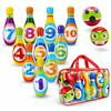 MandA® Birilli Bowling Bambini - Set di Bowling per Bambini - Regalo Borsa Trasporto - Giochi per Bambini di 2-5 Anni - Regalo Bambino - Giocattoli Montessori - 10 Bowling da 14 CM.