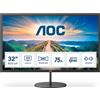 AOC Q32V4 (2560 x 1440 pixel, 31.50"), Monitor, Nero