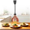VFDZ Lampade Riscaldanti Cucina Sospese, Lampada Riscaldante per Alimenti con Lampadina da 250W, Lampada Scaldavivande per Buffet, Cucina, Ristorante, Altezza Regolabile 60-180cm(A-25cm,1 pezzo)