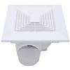 Fafeicy Aspiratore da Soffitto per Bagno 30W 150m³/h Ventilatore Quadrato Silenzioso con 50dB a Basso Rumore per Cucina Lavanderia Ufficio Soggiorno