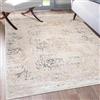 Mazovia Tappeto Soggiorno 140x200cm Crema Vintage Morbido Antiallergico | Tappeto per Camera da Letto Sala da Pranzo Ufficio Ingresso Beige Facile da Pulire Tessuto a Macchina Pelo Corto Sintetico