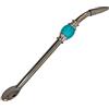 Rechere stainless steel Yerba Mate Tea Bombilla Gourd Drinking Straw filtro Blue