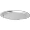 Nikou Piatto ovale in acciaio inox, piccolo, multifunzione, per frutta, snack, cucina, lunghezza 20 cm, facile da pulire