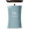 WoodWick Candela profumata | Candela grande a clessidra | Cedarwood & Ocean Moss | Regali perfetti per donne