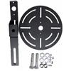Qianly Bersaglio Allenamento Palla Gym Attrezzo Fitness Piastra Squat Acciaio Accessorio Rack Funzione Protezione Adatto per Atleti Aree Sportive Allenamento Professionale, Adatto Per Foro Da 15 Mm
