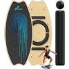 Sportneer Balance Board in legno, Sportneer Indoorboard Skateboard, Indoor Surfboard Trucco e Balance Board per bambini e adulti