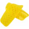 FytStycale Parastinchi Calcio Giovanile Protezioni Soccer Bambini Leg Guard Anatomici Ventilati con Copertura TPE Robusta Adatti per Allenamento Partite Scolastiche Eventi Sportivi, Giallo, S