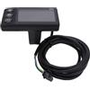 Generic Display LCD per Ciclismo Pannello di Controllo Multifunzionale Resistente All'acqua per Manubrio da 22,2 Mm, Materiale ABS, 24 V 36 V 48 60 Universale, Presentazione Dati Chiara per gli