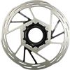 SRAM Disco Freno paceline Two Pieces 160 mm Center Lock arrotondato A2 Am DB Rotor CL 160 ROUNDEDLR, Men's, Black, One Size
