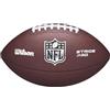 Wilson Pallone da Football NFL Stride Pro Eco, In Materiali Compositi riutilizzati, Nuovi Lacci NFL Performance Pro, Marrone, Misura Ufficiale