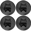 Generic 2 Set di Fibbie di Supporto per Gommoni Gonfiabili in PVC Durevole per Ganci per Appendere Motori Fuoribordo - Ideali per Kayak e Canoe
