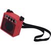 POENVFPO Mini Amplificatore per Chitarra, Amplificatore per Chitarra Elettrica Portatile da 5 W con Controllo del Volume, Overdrive, Doppio Ingresso, Uscita per Cuffie, Tracolla per Musicisti,