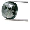 Surat*Diamond*City Grande Diamante Naturale Di 7.08tcw Verde Grigio Incastonato Ovale A Rosa