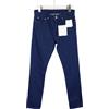 Sandro Slim Deep Blue Jeans Uomo W27 Bottoni Fly Medio Rise 5 Tasca Design