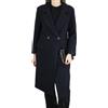 Sandro Per The Future Sergio Cappotto Donna (Eu) 40 Alpaca Misto Lana Dentellato