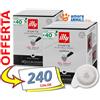 Illy 40 → Cialde ILLY Caffè Carta Filtro ESE 44 - Caffe Tostatura dal Gusto FORTE