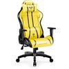 Diablo X-One 2.0 Gaming Chair Sedia da ufficio Braccioli regolabili Design ergonomico Cuscino collo/glutei Dimensioni normali Giallo elettrico