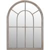 vidaXL Specchio colori sabbia 60x45 cm ferro per uso interno