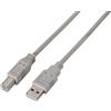 AISENS Cavo stampante USB 2.0 Aisens A101-0002/ USB Tipo-B Maschio - USB Maschio/ Fino a 2,5W/ 60Mbps/ 1,8m/ Beige