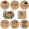 OEM Set da 6 sottobicchieri a tema Creek, merchandising della serie TV, con supporto per sottobicchieri, tavolino da salotto, tavolino da tè, bar, regali per i fan