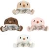 UTHCLO Paraspigoli a Forma di Animali Cartoon in Silicone Resistente ad Alte Temperature, Protezione Anti-collisione per Tavoli e Mobili, Confezione da 4 Pezzi la Colore Colore Casuale