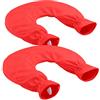 infactory borsa termica per collo: Set di 2 Cuscini riscaldanti per il collo, fodera in pile rimovibile, 2,5 litri (cuscino il con bottiglia d'acqua calda)