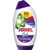 Ariel Detersivo liquido per bucato in gel, 38 lavaggi, per rimuovere le macchie anche a 15˚C o 15 min