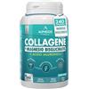 ALPHEIOS PHARMA Collagene Marino con Acido Ialuronico - 240 Compresse 2400mg di Collagene Idrolizzato, Integratore con Biotina + Zinco + Selenio + Vitamina C + Coenzima Q10 per Pelle, Capelli, Unghie e Articolazioni