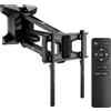 Maclean Supporto TV da parete VESA 600x400 con telecomando per schermi 37-70 pollici
