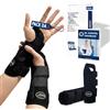 Dr. Arthritis Tutore Polso con Rivestimento in Rame Ideato da Medici - Tutore Polso Sinistro e Destro per Tunnel Carpale - Fascia di Supporto con Chiusura a Strappo (Rosa, Confezione da 2, Taglia Unica)