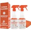WHOOSH! Bottiglia di ricarica con più liquido Screen Shine, riutilizza la tua confezione Whoosh, formula delicata e non aggressiva, adatto a tutti gli schermi anche OLED - 950ml